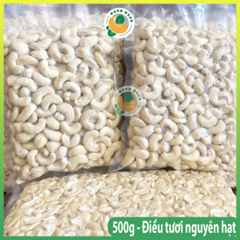 500g Hạt điều tươi nhân trắng nguyên hạt size W320