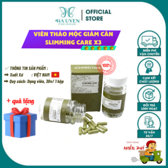 Viên thảo mộc Slimming Care x3 (hộp 30 viên) HA45 giảm cân hiệu quả, giảm cholesterol tăng cường lưu thông máu - HÀ UYÊN