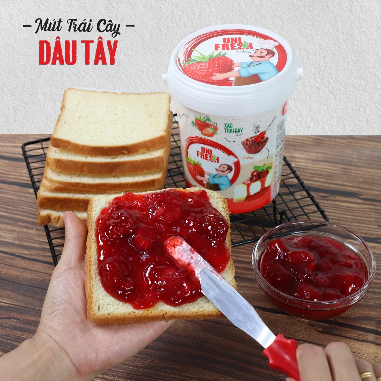 Mứt  trái cây Dâu Tây Unifresh (950gr)