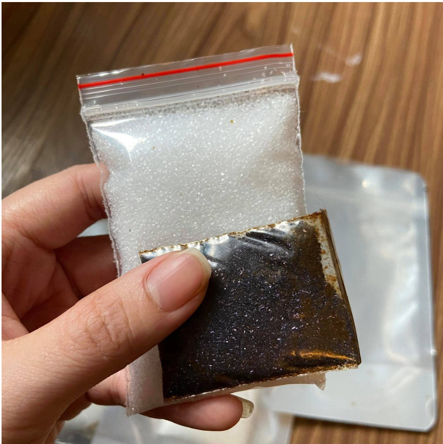 [Combo tẩy mốc, châm kim] tím (Kmno4) + bột chanh (oxalic)