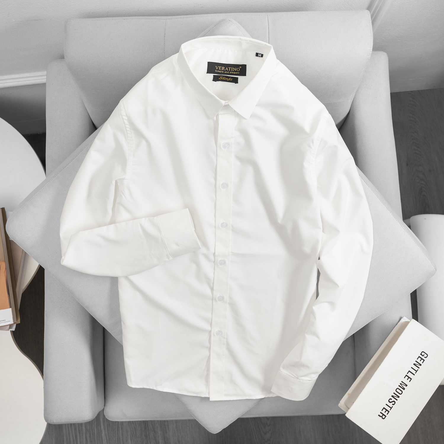 Áo sơ mi trắng nam TUTO5 sơ mi công sở Oxford tay dài đẹp kiểu dáng Hàn quốc trẻ trung cotton chống nhăn cao cấp SMT01