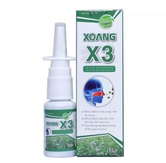 Xịt Xoang X3, hỗ trợ điều trị viêm xoang, viêm đa xoang, viêm xoang mãn tính