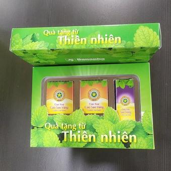 Bộ quà tặng thiên nhiên Cao sao vàng + Ống hít sao vàng