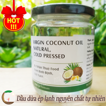 DẦU DỪA ÉP LẠNH NGUYÊN CHẤT HỮU CƠ TỰ NHIÊN 100% 200ML dùng để uống, nấu ăn, dưỡng ẩm cho da, dưỡng tóc, dưỡng mi...