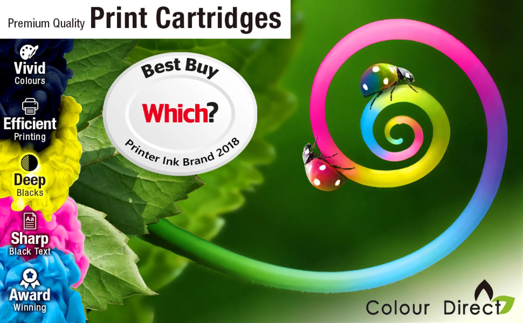 colour direct ink cartridges