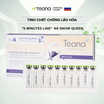 Serum Teana "5 Minutes Linein N4 Snow Queen chống lão hóa, trẻ hóa da 20ml