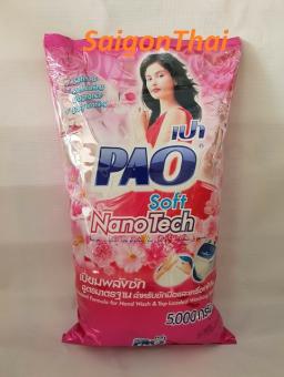 Bột giặt PAO 5 kg - màu Hồng