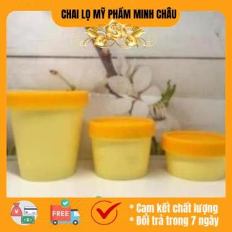 Hủ ly thái 200g đựng kem - Hủ nhựa chiết mỹ phẩm