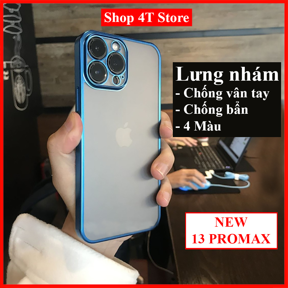 Ốp lưng nhám, chống vân tay, viền vuông chính hãng KST Design cho iPhone 11Promax, 12Promax, 13promax