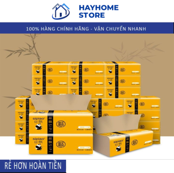 Thùng 30 Gói Giấy Gấu Trúc Sipiao, Giấy Gấu Trúc Hàng Nội Địa Trung, Giấy Lau Đa Năng (300 Tờ/Gói )