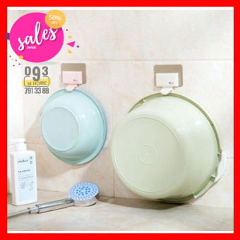 Móc treo thau rổ chậu dán tường