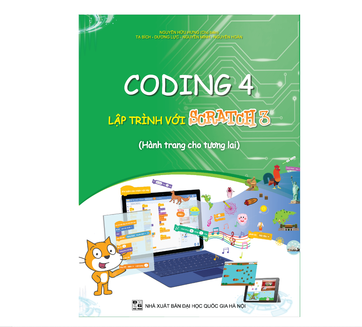 Sách Coding 4 Lập Trình Với Scratch 3 (Dành Cho Học Sinh Lớp 4 - Hành Trang Cho Tương Lai)