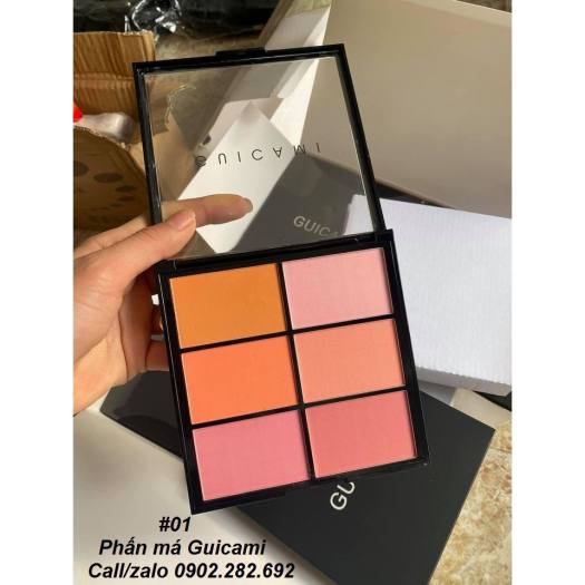 Bảng Má/ Phấn Má Hồng Guicami 6 Ô