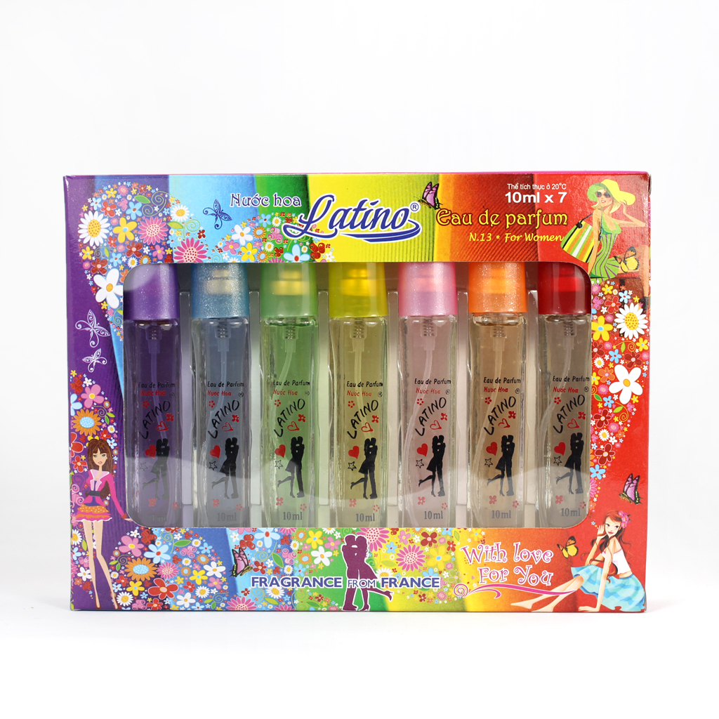 Bộ nước hoa Nữ LATINO N13 (10ml x 7)