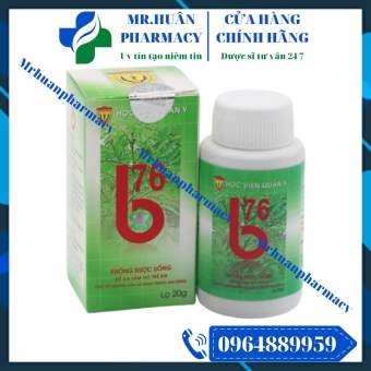Bột rắc vết thương B76 20g - Làm sạch da, hỗ trợ kháng khuẩn, kích thích tái tạo tế bào da mới do bỏng, vết loét
