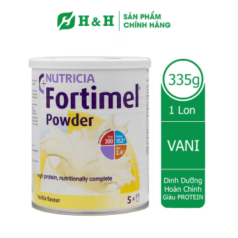 Sữa bột FORTIMEL POWDER Vanilla - Dinh dưỡng hoàn chỉnh giàu Protein (335g)
