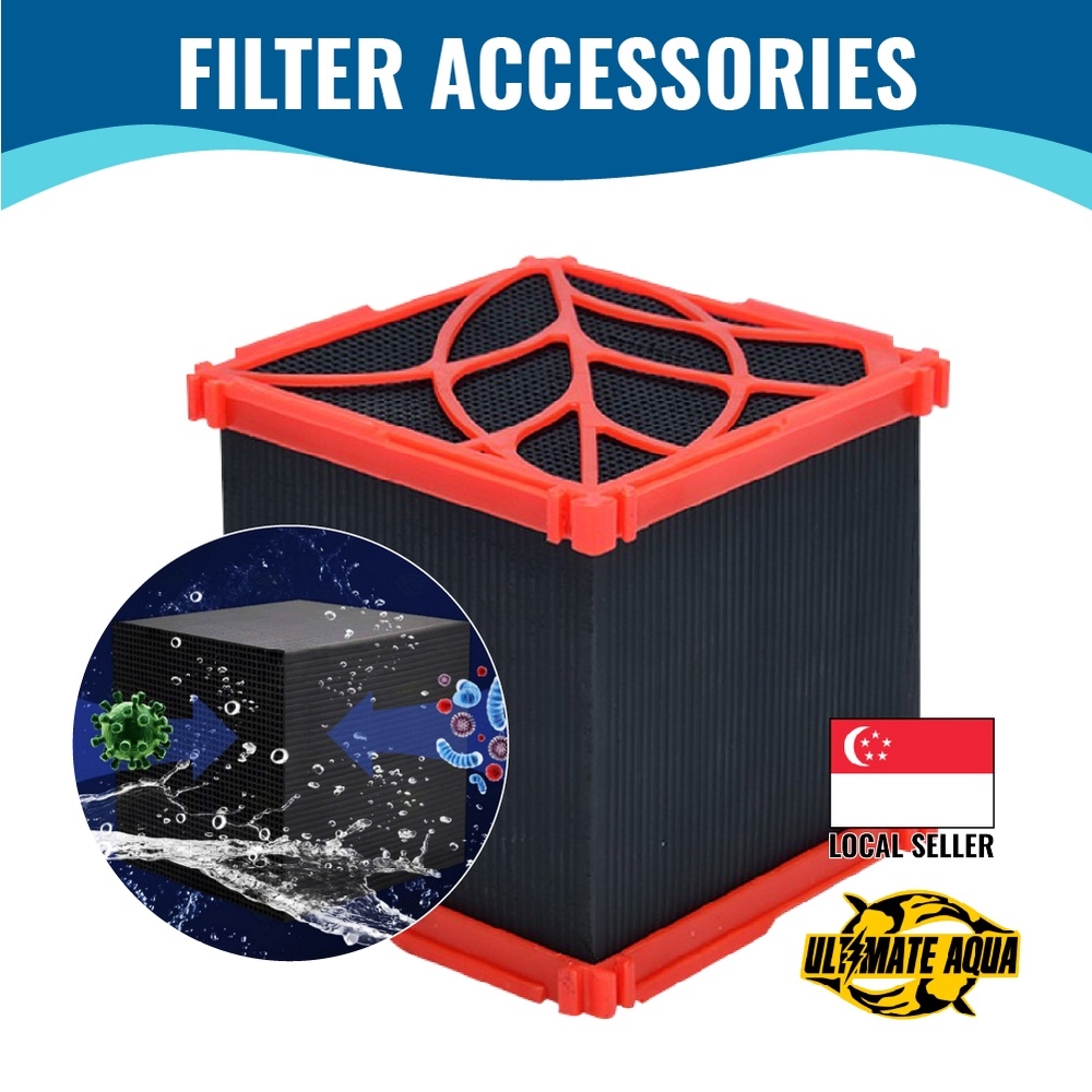 Multicolor, 10x10x5cm Water Purifiers Carbon Filter Activated Charcoal 