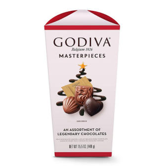 Socola GODIVA belgium 1926 Masterpieces dark CHOCOLATE hộp 464gr -100% ko đường
