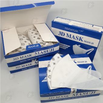 Hộp 50 chiếc khẩu trang 3D mask họa tiết L.V hothit