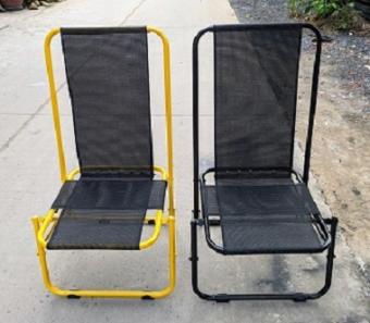 Ghế Xếp Lưới Lò Xo lưng cao 2 Mảnh ko giãn( lạ lạ )