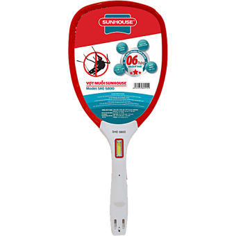Vợt muỗi Sunhouse SHE nhựa ABS công suất cực mạnh cao cấp chính hãng