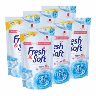 Combo 6 Túi Nước Xả Vải Quần Áo Fresh & Soft 500ml Hàng Chuẩn Thái Lan Hương Thơm Bền Lâu !!!