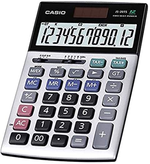 Máy tính casio JS 40V 14 số - Máy tính công sở