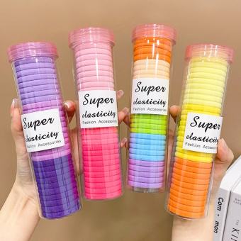 Hộp 30 dây buộc tóc phong cách Hàn Quốc