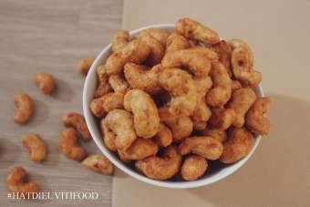 HẠT ĐIỀU SẤY TỎI ỚT CAGACHI - VITIFOOD  - 500 gram