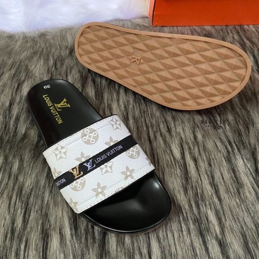 ☌◄✿  Dép LV nam cao cấp mới 🌟 dép nam quai ngang siêu bền (ảnh thật)