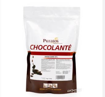 Socola Puratos hạt nút đen 1kg