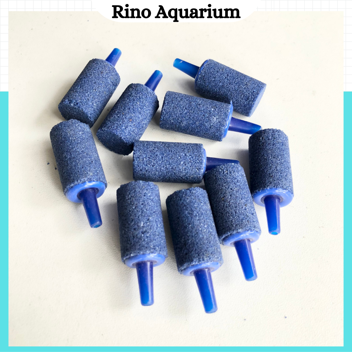 Cục sủi oxy mini siêu mịn màu xanh | đá sủi oxy siêu mịn cho hồ cá cảnh thủy sinh