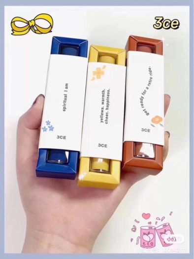 SON 3CE HÀN QUỐC CHÍNH HÃNG ĐỦ 3 MÀU ĐƯỢC KIỂM TRA MÃ VẠCH