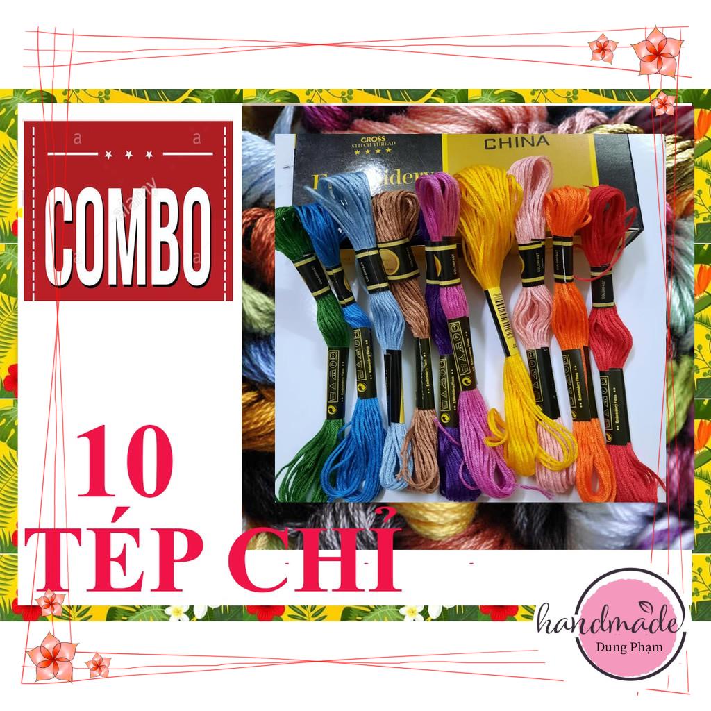 🌿combo 10 tép chỉ cxc - shop giao màu ngẫu nhiên 🌿