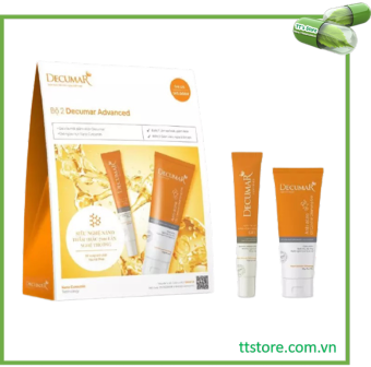 NEW] Combo 2 DECUMAR ADVANCED [Gel ngừa mụn gel rửa mặt kiềm nhờn] (Decuma advance