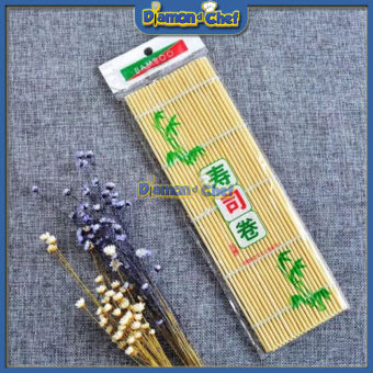 Mành cuộn sushi 24x24 (tre trắng)