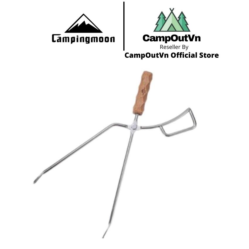 Kẹp gắp than bằng thép không rỉ Campingmoon MS-42 A312