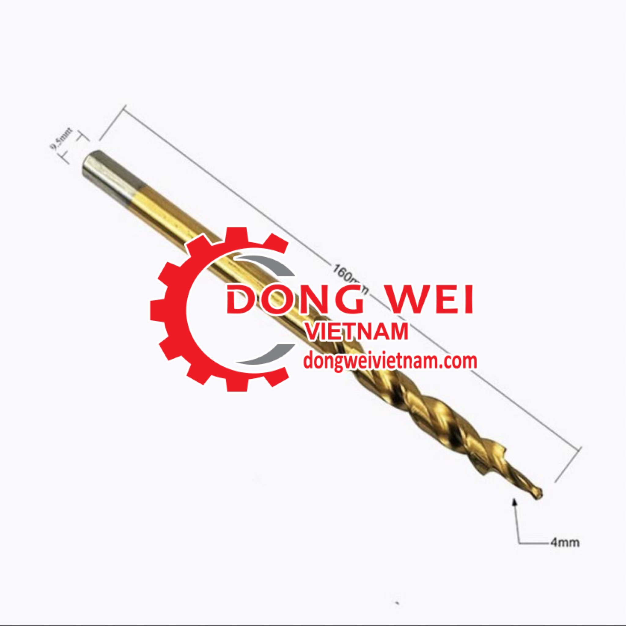 Mũi khoan chéo 9.5mm - mũi khoan khoét lỗ gỗ - 1 cái