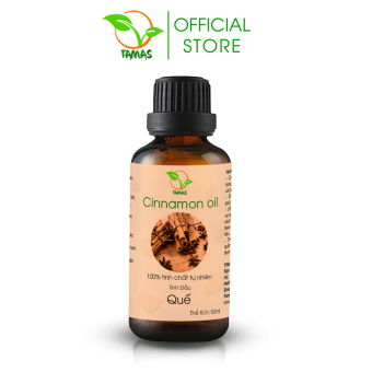 Tinh dầu quế nguyên chất TAMAS, tinh dầu thơm phòng, khử mùi, khử khuẩn và đuổi côn trùng hiệu quả.