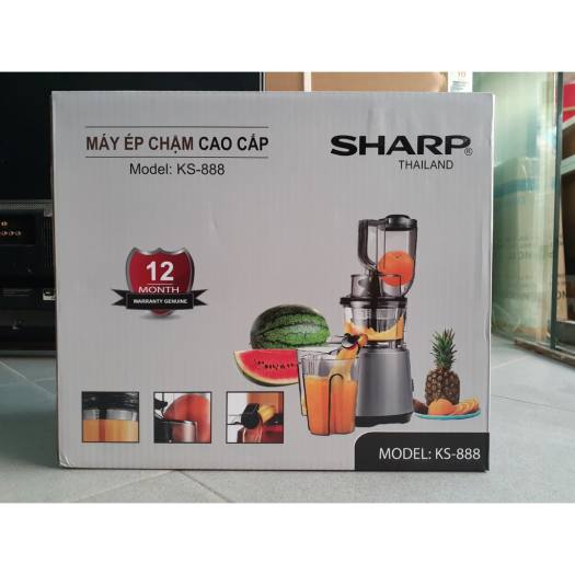 Máy ép chậm , Máy ép trái cây hoa quả sharp KS 888