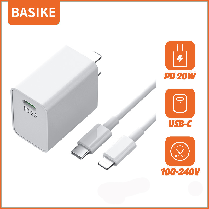 Củ sạc nhanh chính hãng bộ sạc type c củ sạc iphone pd 20w cáp sạc iphone 20w bộ sạc pd usb c bộ adapter sạc pd fast charger iphone cho iphone 13 12 pro max, 11 pro max xr 8 plus