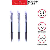 Faber-Castell Grip X5 Ballpen Black 3PCS