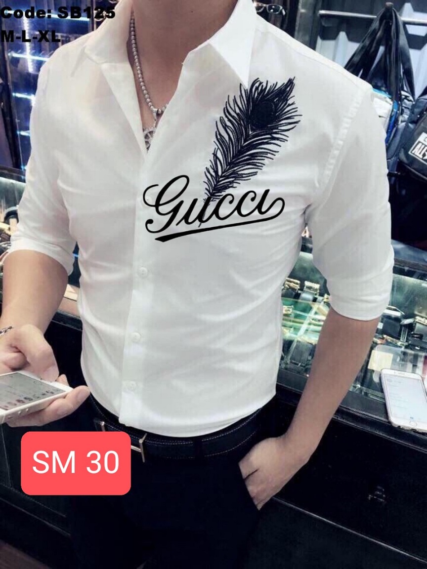 Áo sơ mi trắng Givenchy tay ngắn chữ viền ASMG01 siêu cấp like auth 99% -  HOANG NGUYEN STORE™