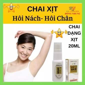 Xịt Hôi Nách, Hôi Chân Nội Địa Trung, Hôi Tay, Dung Tích 20ml, Ngày Xịt Được 4 Lần.