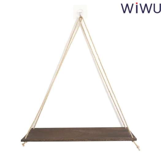 INSOUND Kệ Nổi Treo Xích Đu Bằng Gỗ Kệ Gỗ Trang Trí Nhà Gắn Tường Kệ Chậu Hoa Cây Kệ Trang Trí Trưng Bày Nổi Giá Treo Tường