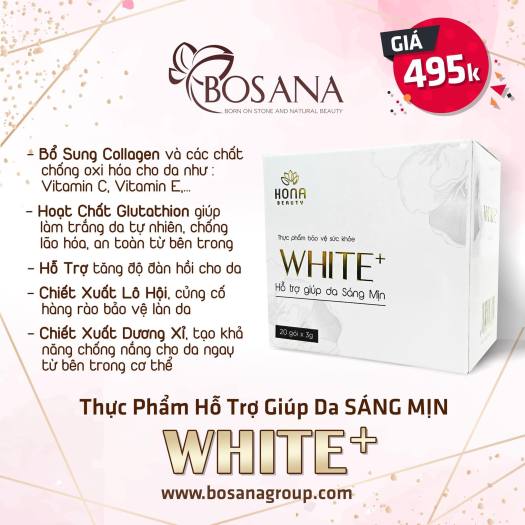 Cốm Trắng Da WHITE BOSANA