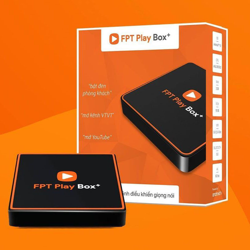 Đầu thu kỹ thuật số fpt play box+ 2021 - tivi box - hệ điều hành androidtv 10 .