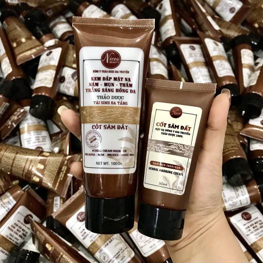 Mặt Nạ Đông Y Gia Truyên - Cốt Sâm Đất Nicos Thanh Nhi