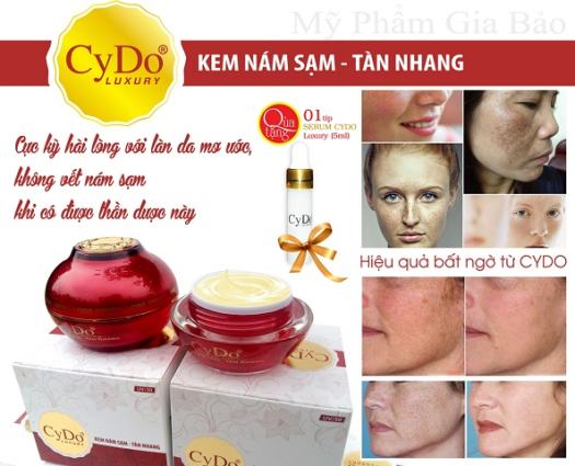KEM TRỊ NÁM SẠM TÀN NHANG LUXURY CYDO