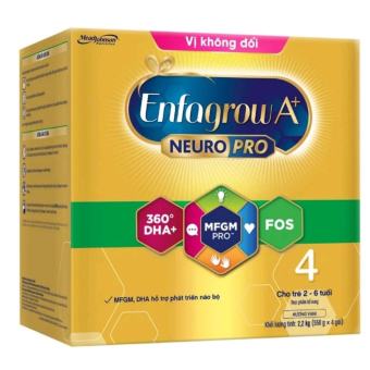 Sữa bột Enfagrow A+ 4 hộp giấy 2.2kg